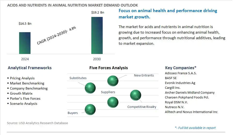 Acids and Nutrients in Animal Nutrition Industry- Market Size, Share, Trends, Growth Outlook