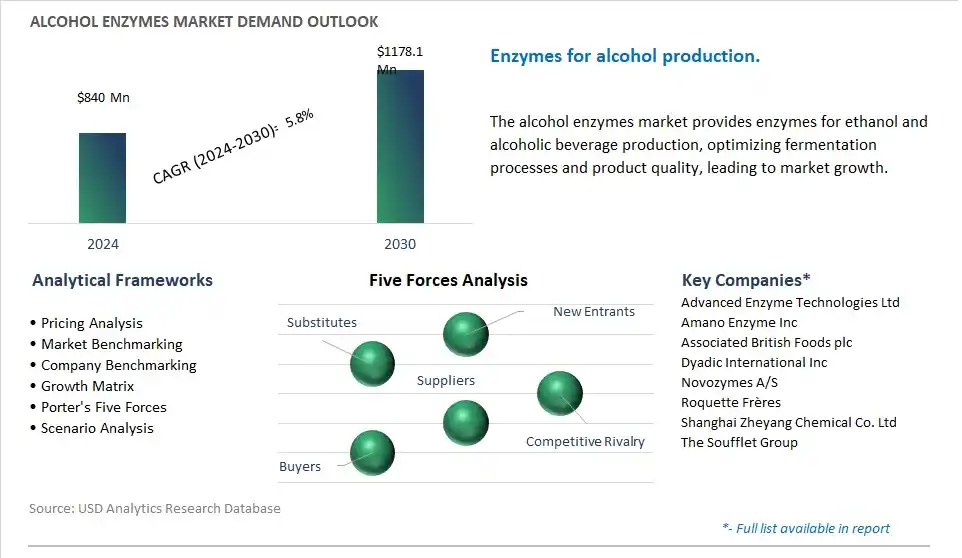 Alcohol Enzymes Industry- Market Size, Share, Trends, Growth Outlook