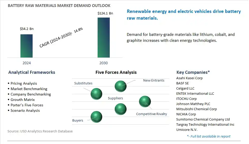 Battery Raw Materials Market- Industry Size, Share, Trends, Growth Outlook