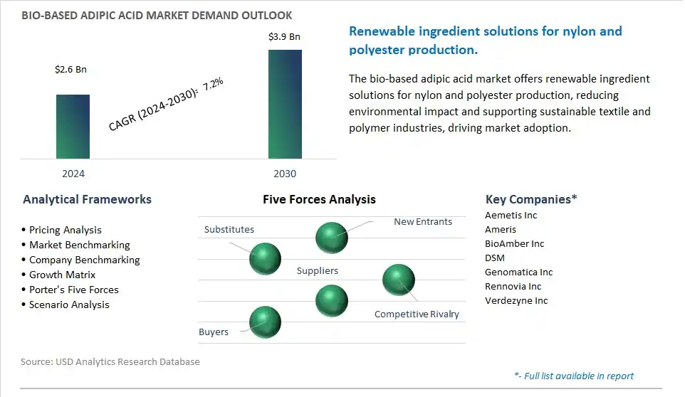 Bio-Based Adipic Acid Industry- Market Size, Share, Trends, Growth Outlook