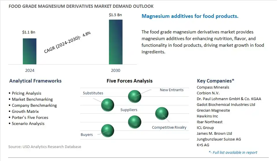 Food Grade Magnesium Derivatives Industry- Market Size, Share, Trends, Growth Outlook