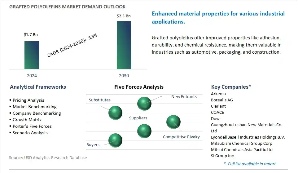 Grafted Polyolefins Market- Industry Size, Share, Trends, Growth Outlook