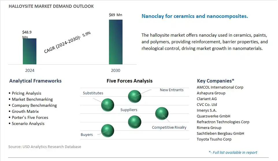 Halloysite Industry- Market Size, Share, Trends, Growth Outlook