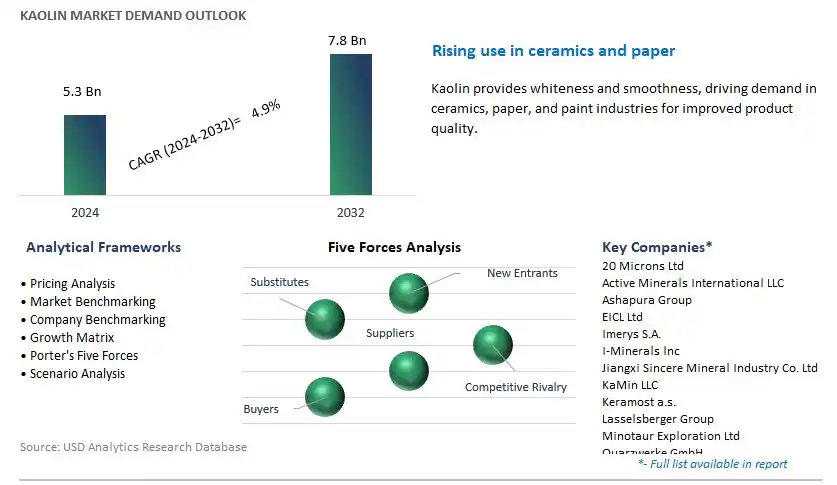 Kaolin Industry- Market Size, Share, Trends, Growth Outlook