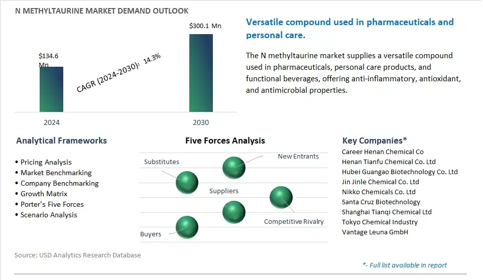 N Methyltaurine Market- Industry Size, Share, Trends, Growth Outlook