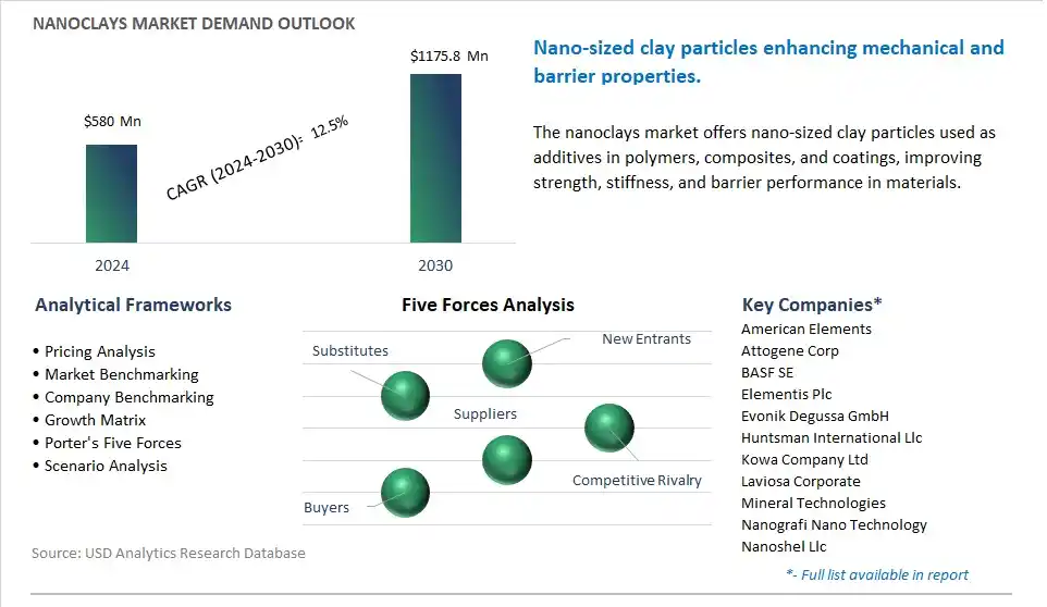Nanoclays Market- Industry Size, Share, Trends, Growth Outlook