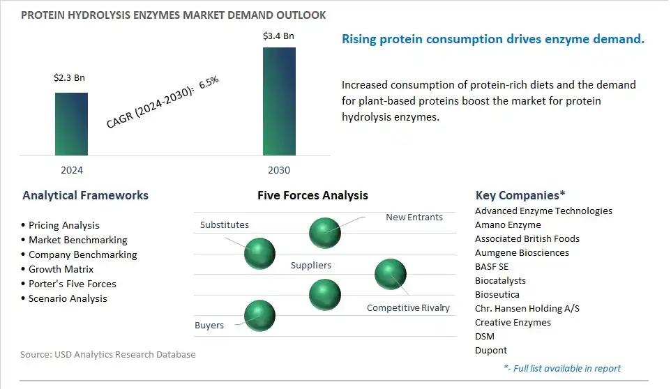 Protein Hydrolysis Enzymes Market- Industry Size, Share, Trends, Growth Outlook