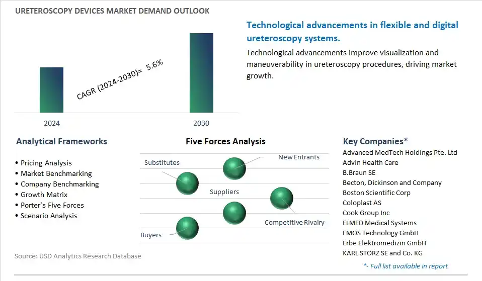 Ureteroscopy Devices Industry- Market Size, Share, Trends, Growth Outlook