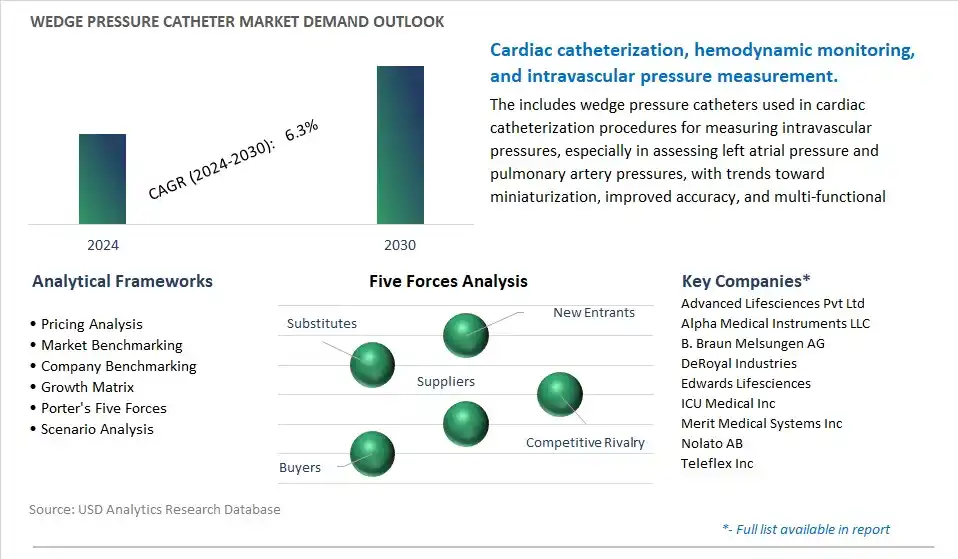 Wedge Pressure Catheter Industry- Market Size, Share, Trends, Growth Outlook